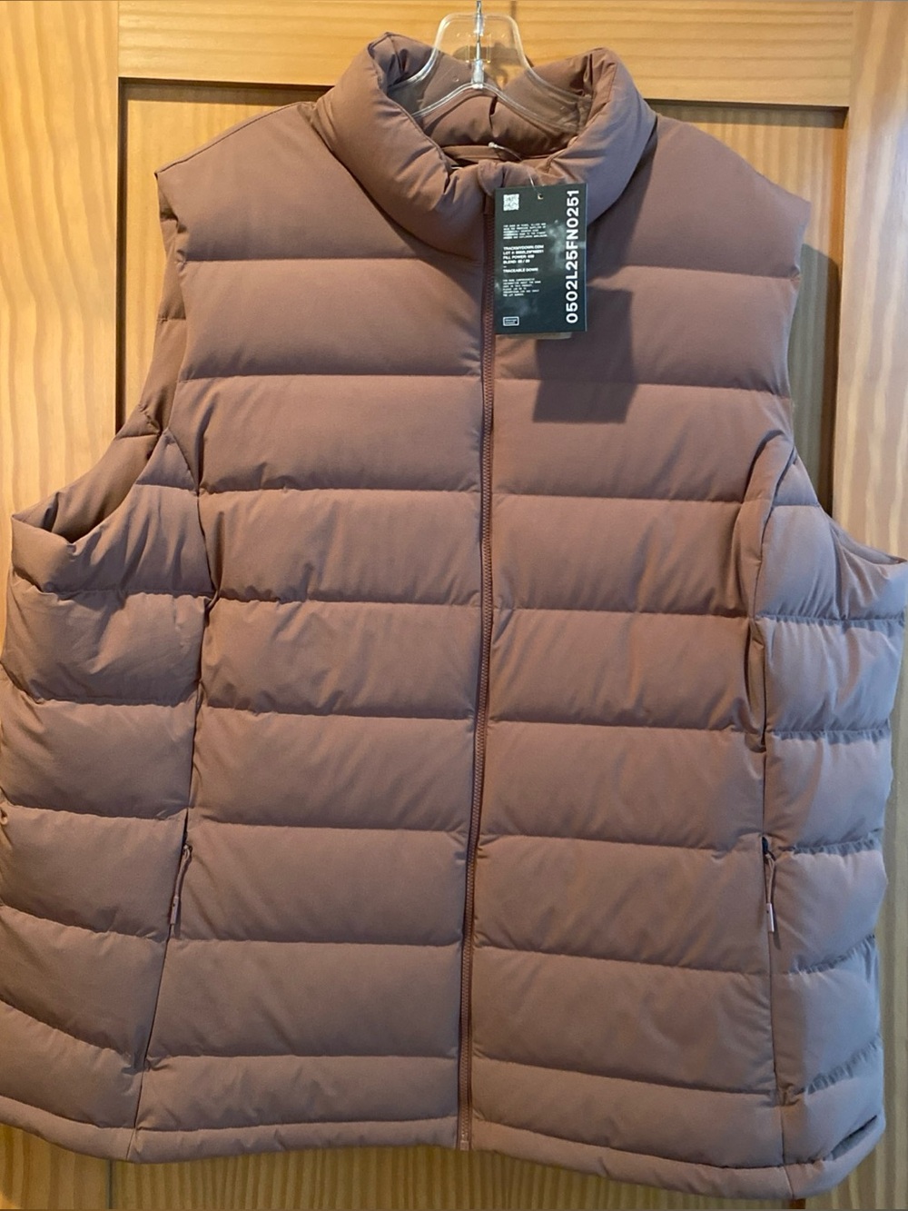 Eddie Bauer Women’s Plum 650 Stretch Down Vest NWT Size 3X